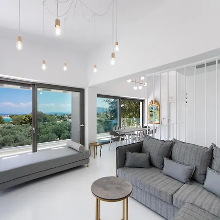 Villa Anthos - Fresh Modern Villa, Pool, Close To The Beach Agios Ioannis  Exterior photo